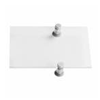 Deurbord | ELITE | RVS/Plexiglas | A6-Formaat | Incl., Verzenden, Nieuw in verpakking