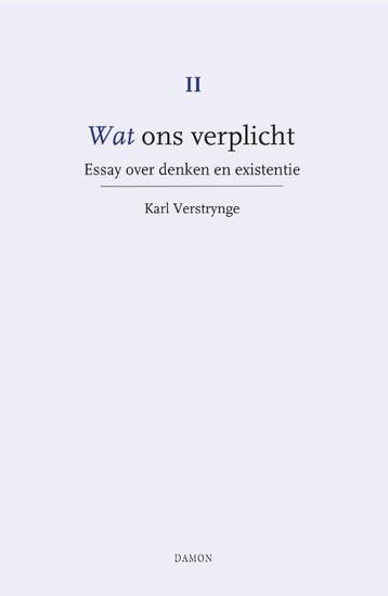 Essay Over Denken En Existentie | Karl Verstrynge | Nieuw, Verzenden, Nieuw, Karl Verstrynge