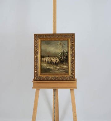 Louis Willem van Soest (1867-1948) - Schapen in