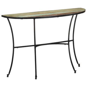 vidaXL Bijzettafel 110x40x77 cm massief gerecycled hout, Verzenden, Nieuw