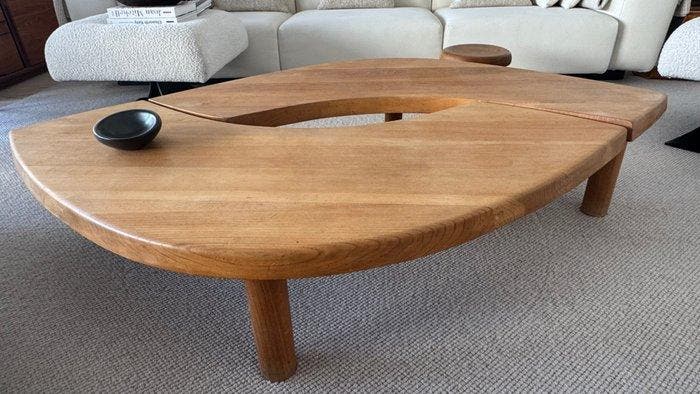 Pierre Chapo - Salontafel - T22C - Elm, Antiquités & Art, Art | Objets design