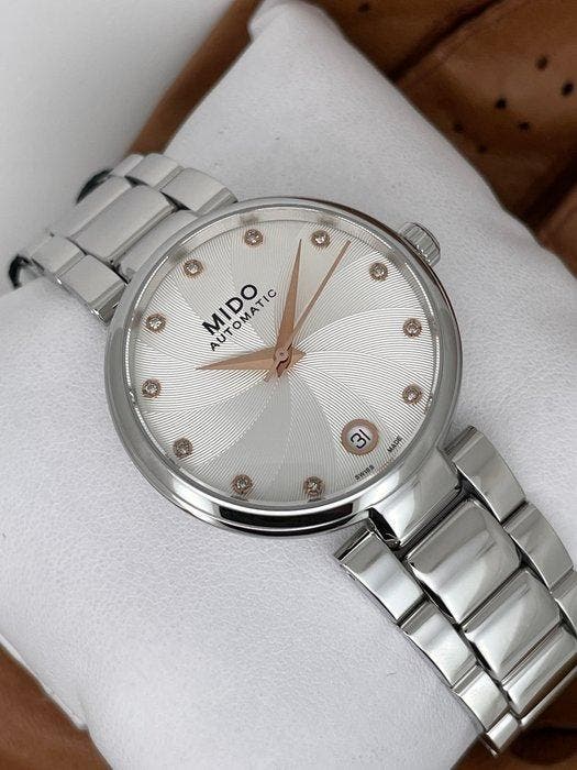 Mido - Baroncelli Lady Diamonds Automatic -, Handtassen en Accessoires, Horloges | Heren