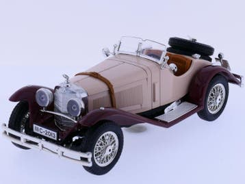Schaal 1:18 Bburago 3009 Mercedes Benz SSK 1928 #120, Ophalen of Verzenden