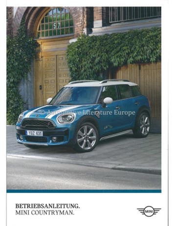 2018 MINI COUNTRYMAN INSTRUCTIEBOEKJE DUITS, Ophalen of Verzenden