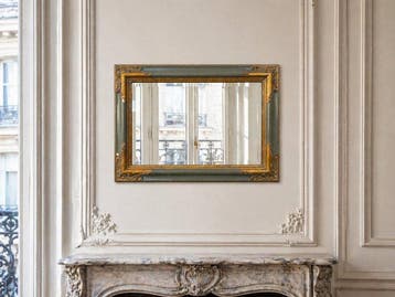 Spiegel - Hout - Rococo-stijl - 63 cm × 100 cm