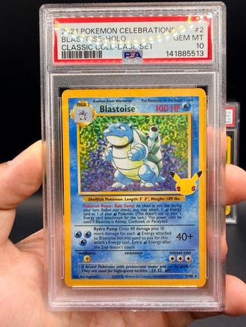 Pokémon - 3 Graded card - Blastoise, Charizard, Venusaur 2,, Nieuw