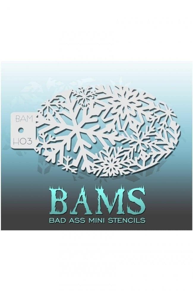 Bad Ass Schmink Sjabloon H03, Hobby en Vrije tijd, Feestartikelen, Nieuw, Verzenden