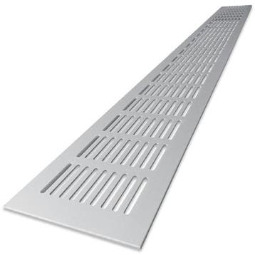 Ventilatiestrip aluminium LxH 800 x 80mm (G61-8008AA), Verzenden