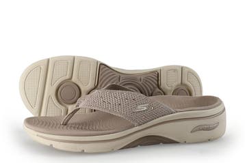Skechers Sandalen in maat 39 Beige, Vêtements | Femmes, Chaussures, Verzenden, Sandalen of Muiltjes
