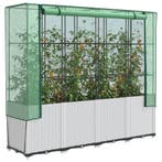 vidaXL Plantenbak verhoogd met kashoes 160x40x153 cm, Verzenden, Nieuw