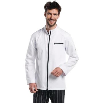 Koksbuis | MODENA | Polyester/Katoen | Wit/Zwart | Lange, Verzenden