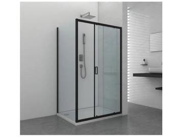 Veiling - Design Douchecabine Zwart 140x90 cm – 6 mm Veili, Bricolage & Construction, Sanitaire