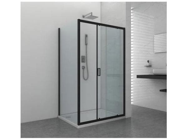 Veiling - Design Douchecabine Zwart 140x90 cm – 6 mm Veili, Bricolage & Construction, Sanitaire