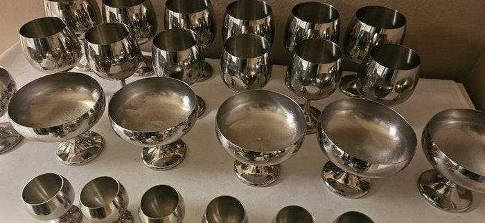 OFFICINA AMC ART DESIGN - Drinkservies (24) - zeldzame AMC, Antiek en Kunst, Antiek | Meubels | Tafels