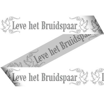 Afzetlint Leve Het Bruidspaar 15m, Verzenden, Nieuw