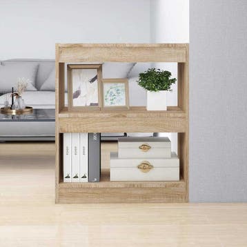 vidaXL Boekenkast / kamerscherm 60x30x72 cm sonoma, Verzenden