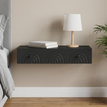 vidaXL Wandgemonteerde Zijtafel 87,5 x 34,5 x 17 cm Bewerkt, Huis en Inrichting, Verzenden, Nieuw