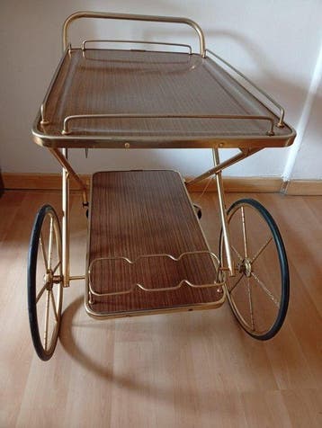 Chariot de service - Bois, Métal - Chariot de serveuse