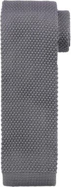 Suitable Knitted Stropdas Grijs TK-02 maat  Heren, Verzenden, Nieuw, Suitable