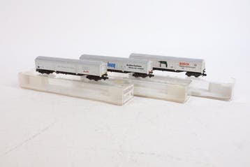 Fleischmann N - 8383K/8384K/8385K - Modeltrein goederenwagon