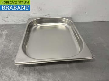 HCB, bac Gastronorm en acier inoxydable, bac GN 1/2,, Verzenden