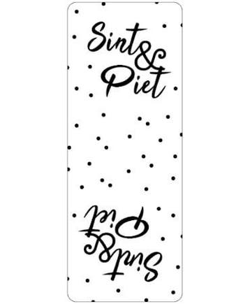 10x sluitzegel Sint & Piet (Stickers), Verzenden, Nieuw, Meerdere stickers