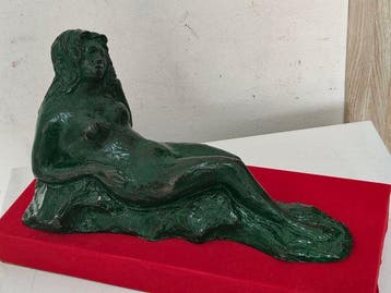 Aligi Sassu (1912-2000) - sculptuur, Arianna - 30 cm -