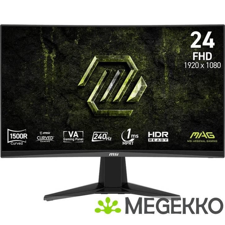 MSI MAG 245C X24 24  240Hz Curved VA Gaming Monitor, Computers en Software, Overige Computers en Software, Nieuw, Verzenden