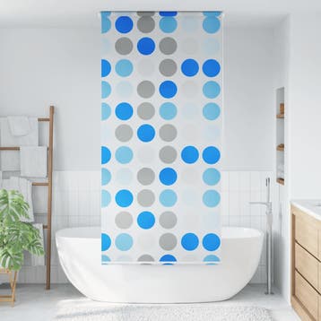 vidaXL Rolgordijn voor douche 120x240 cm cirkel, Huis en Inrichting, Verzenden, Nieuw