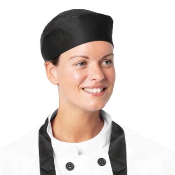Koksmuts | Katoen/Polyester | Zwart | Skullcap | 2 Stuks |, Verzenden, Nieuw in verpakking