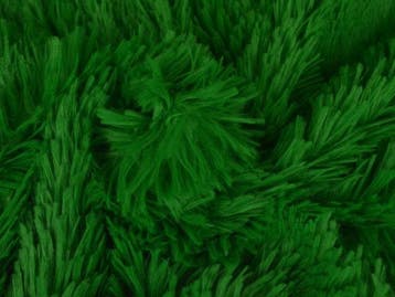 10 meter langharig bont - groen - Pluche stoffen, Verzenden, 120 cm of meer, Polyester, Groen