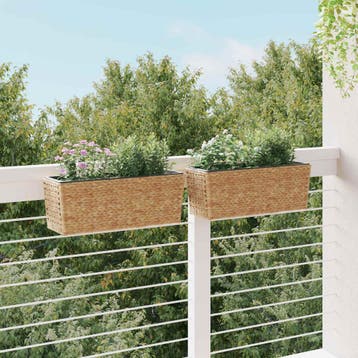 vidaXL Plantenbakken 2 st waterhyacint, Verzenden, Nieuw