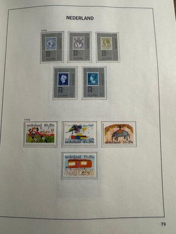 Pays-Bas 1976/1999 - Belle collection de timbres-poste en