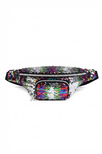 KIMU® Pailletten Heuptasje Regenboog Pailletten Gekleurde He, Ophalen of Verzenden, Nieuw, Overige kleuren