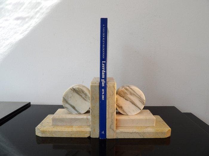 Serre-livres (2) - Marbre, Antiek en Kunst, Kunst | Designobjecten