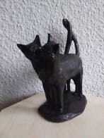 Figuur - Two Cats Cuddling - 20 cm - Brons
