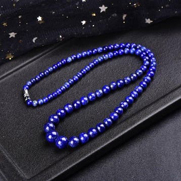 Sans réserve - Collier naturel en lapis-lazuli, grand et, Verzamelen