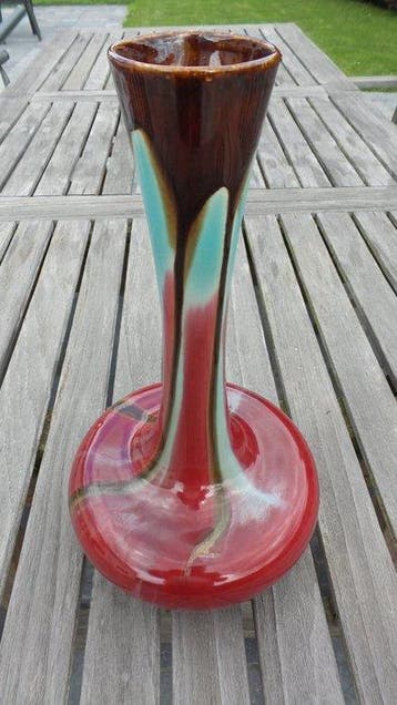 Fainçerie De Thulin - Vase - 21 - Faïence, Antiek en Kunst