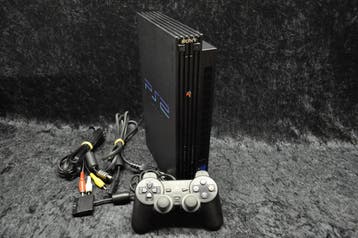 Sony Playstation 2 PS2 Console Phat Zwart, Games en Spelcomputers, Verzenden, Nieuw