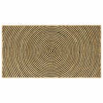vidaXL Tapijt Natuurlijk en zwart 100 x 200 cm Jute, Maison & Meubles, Ameublement | Tapis & Moquettes, Verzenden