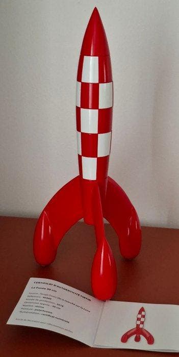 Tintin - La Fusée Tintin 30cm Moulinsart 46949 - Objectif, Nieuw