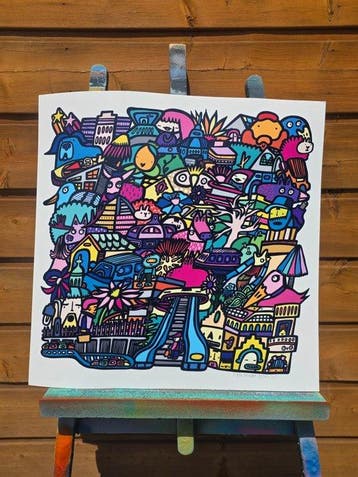 Kev Munday - There and Back - Limited Edition Giclee Print