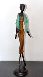 Derme Abdoulaye - Sculpture, Sculpture en bronze –, Antiquités & Art