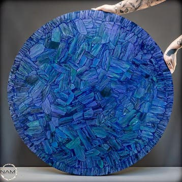 Plateau de table azurit monumental – Une œuvre d’art