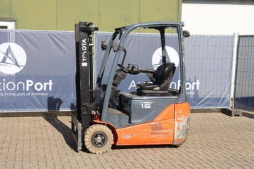 Veiling: Heftruck Toyota 8FBEK16T Elektrisch 1600kg 3.0m 201, Ophalen