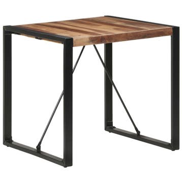 vidaXL Eettafel 80x80x75 cm massief hout, Huis en Inrichting, Tafels | Eettafels, Verzenden, Nieuw