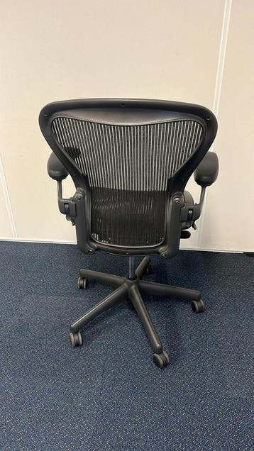 Herman Miller Aeron - Scherpe Prijs - Refurbished, Verzenden, Zwart, Zo goed als nieuw, Bureaustoel