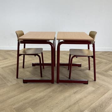 complete schoolset (groene stip) Presikhaaf 10x tafel + 10x