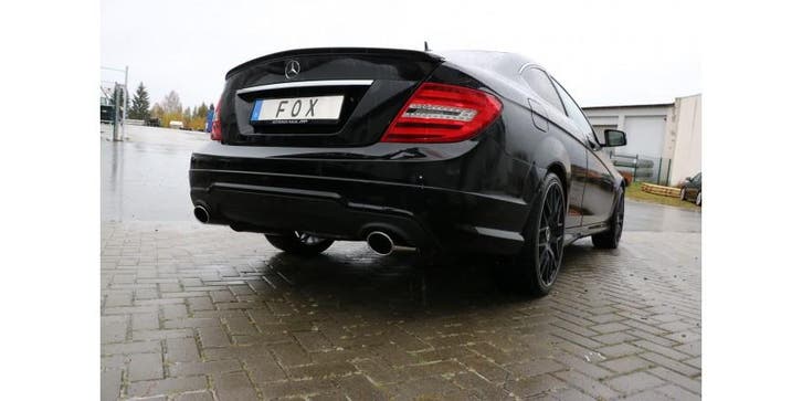 FOX Mercedes C-Klasse 4 cilinder - W204/S204 einddemper rech, Auto-onderdelen, Uitlaatsystemen, Nieuw, Verzenden