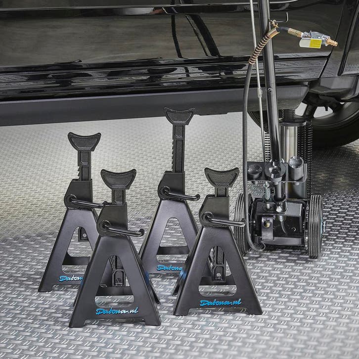 Datona Krik 35 ton met vier assteunen 12 ton - Datona -, Auto diversen, Krikken, Ophalen of Verzenden